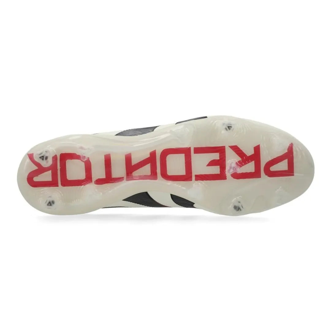 ADIDAS PREDATOR ELITE FG CHAMPAGNE - BLANC/NOIR