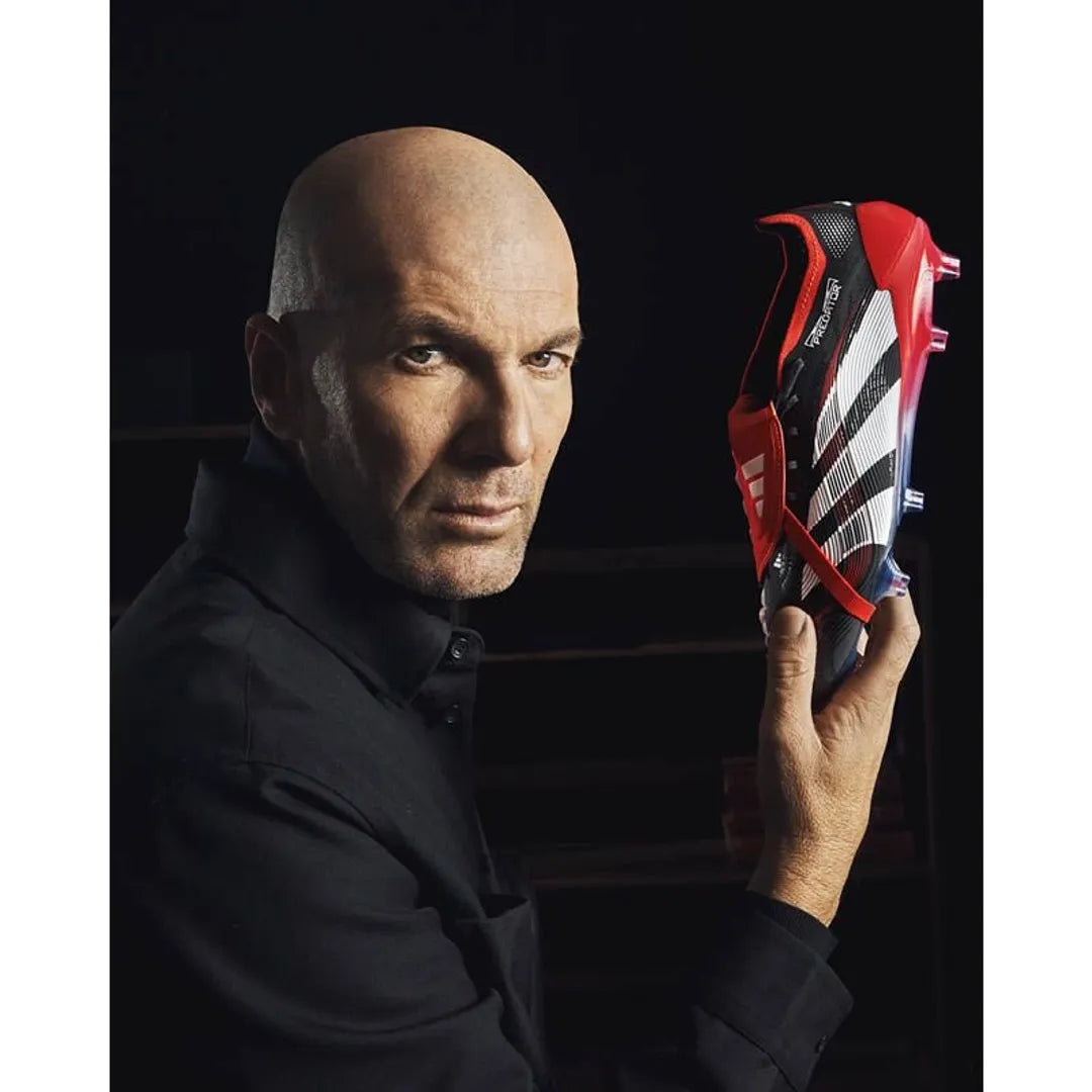 ADIDAS PREDATOR ELITE- NOIR/BLANC/ROUGE ÉDITION LIMITÉE