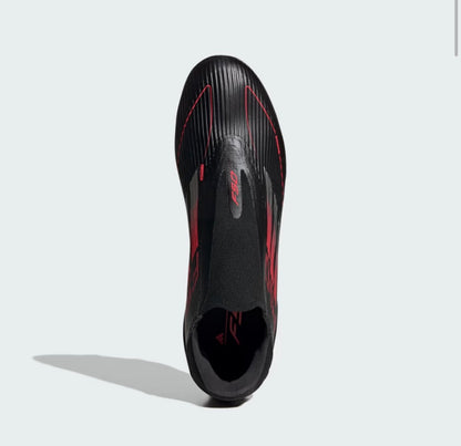 adidas F50 sans lacet Elite FG Noir Rouge