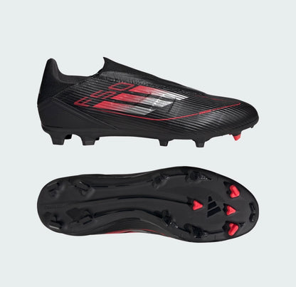 adidas F50 sans lacet Elite FG Noir Rouge