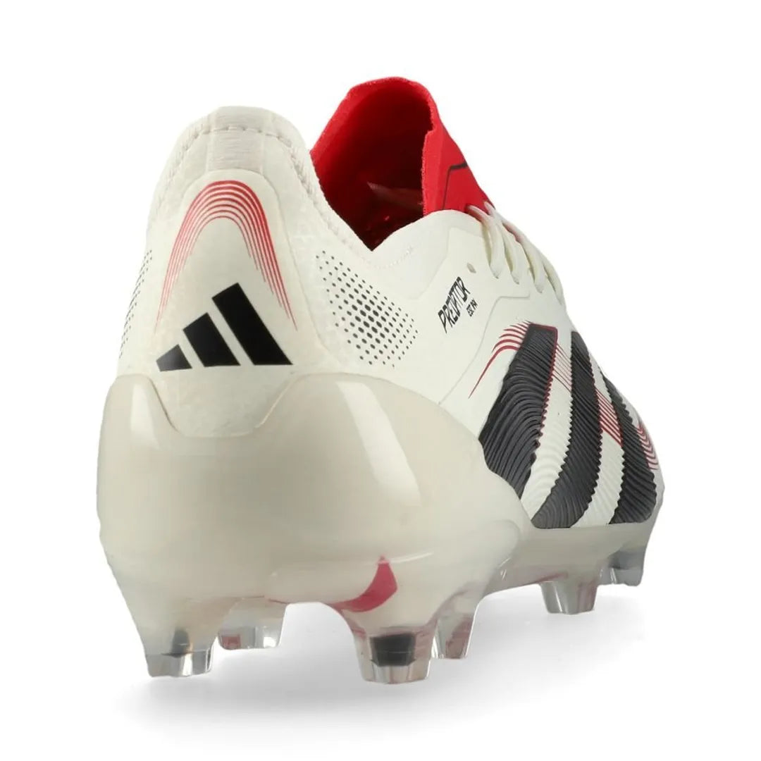 ADIDAS PREDATOR ELITE FG CHAMPAGNE - BLANC/NOIR