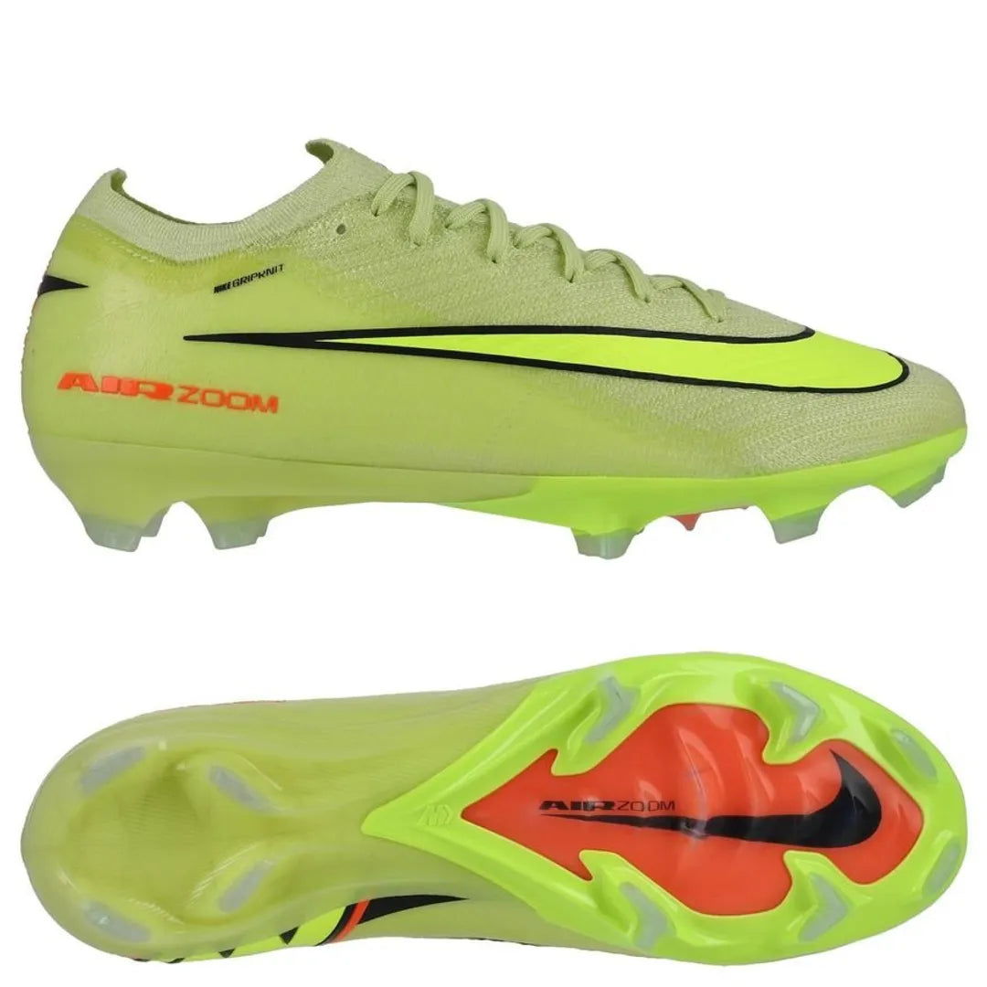 NIKE AIR ZOOM MERCURIAL VAPOR 16 ELITE FG MAX VOLTAGE - VERT/JAUNE FLUO/ORANGE