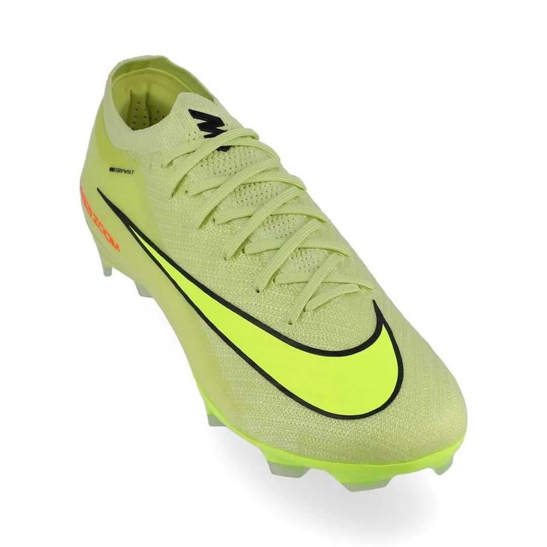 NIKE AIR ZOOM MERCURIAL VAPOR 16 ELITE FG MAX VOLTAGE - VERT/JAUNE FLUO/ORANGE