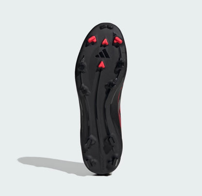 adidas F50 sans lacet Elite FG Noir Rouge