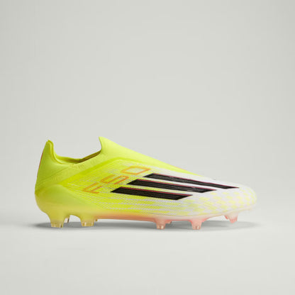 adidas F50 sans lacet Elite FG jaune blanc
